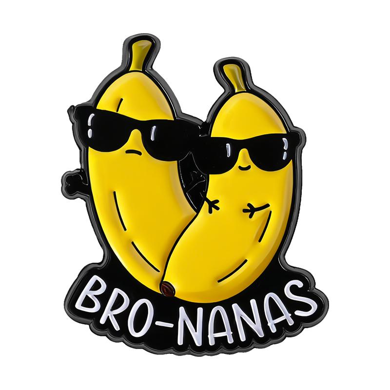 BERRY COOL Enamel Pins Custom Strawberry Watermelon Mango Banana Brooches Lapel Badges Clothes Funny Jewelry Gift for Friends