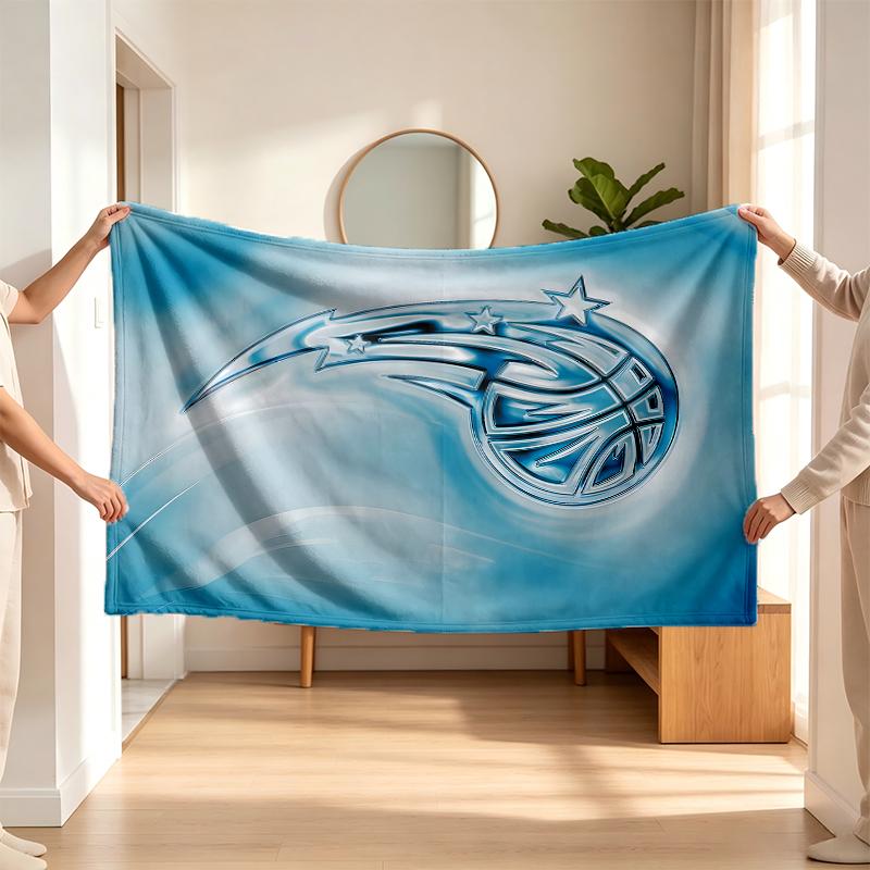 Orlando Magic (1) Flannel Blanket a Soft Accent for the Bedroom and Living Room and a Cozy Home Gift