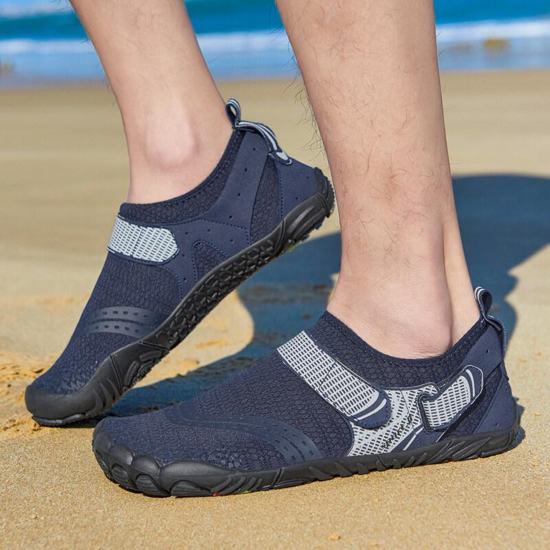 Breathable Light Men Aqua Shoes Women Quick Dry Beach Wading Sneakers Couples Elastic Water Shoes Non Slip Hiking Surfing Shoes