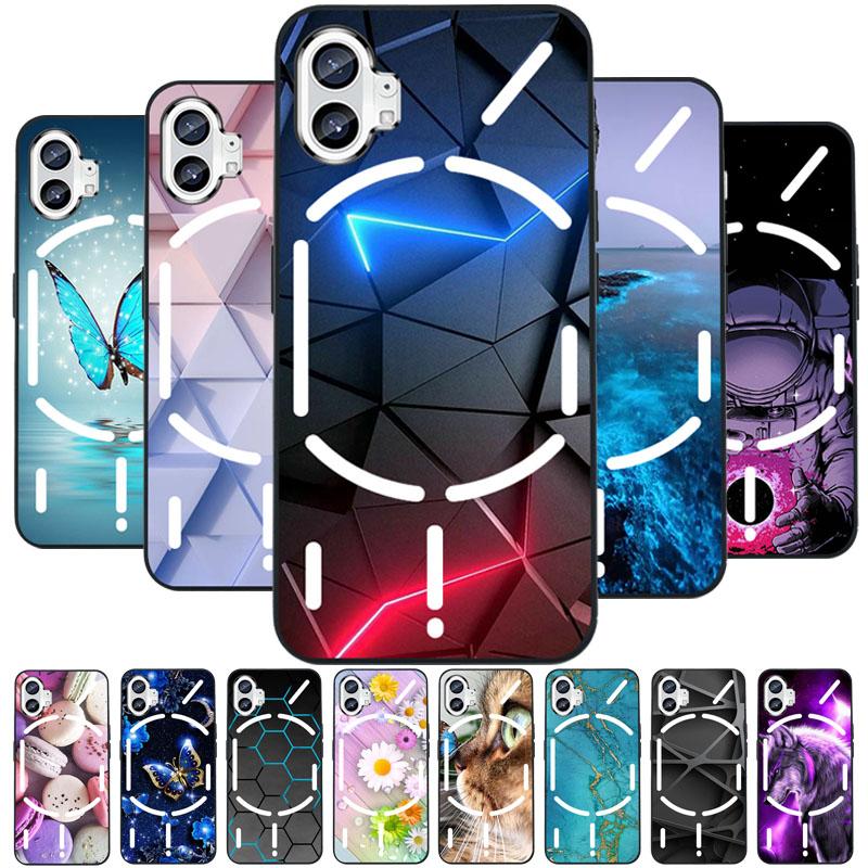 Hülle für Nothing Phone 1 One Phone1 (1) Hülle Schwarz Stoßfest Weiches TPU Schutzhüllen für Nothing Phone 2 two (2) (1) Stoßstange