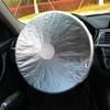 Universal Car Steering Wheel Cover Summer Sunscreen SunShade Aluminum Film Reflective Heat Insulation Interior