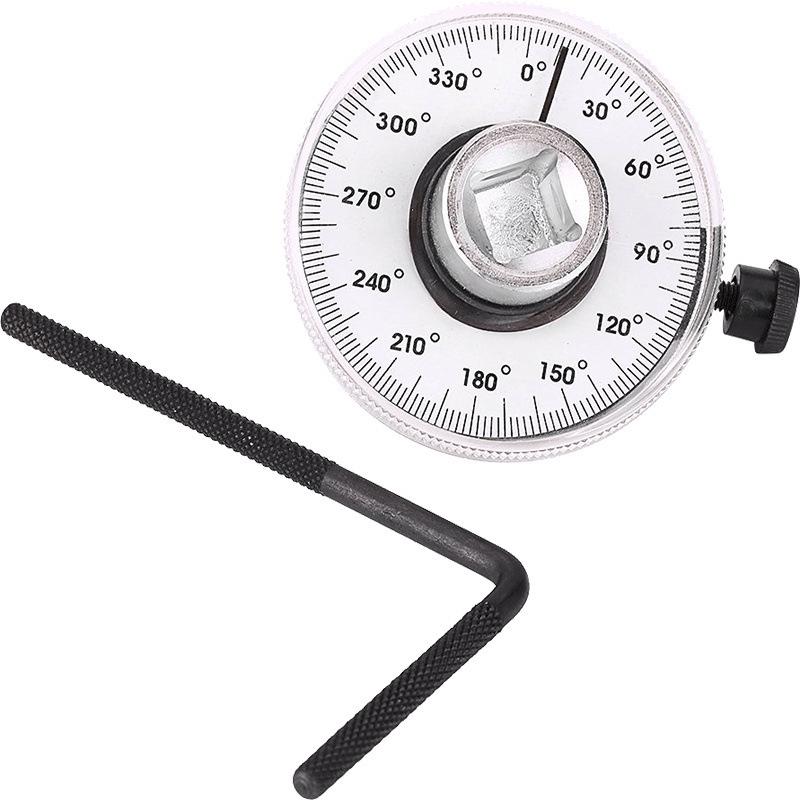 1/2 inch Torque Wrench Angle Gauge with Dial Scale Pointer