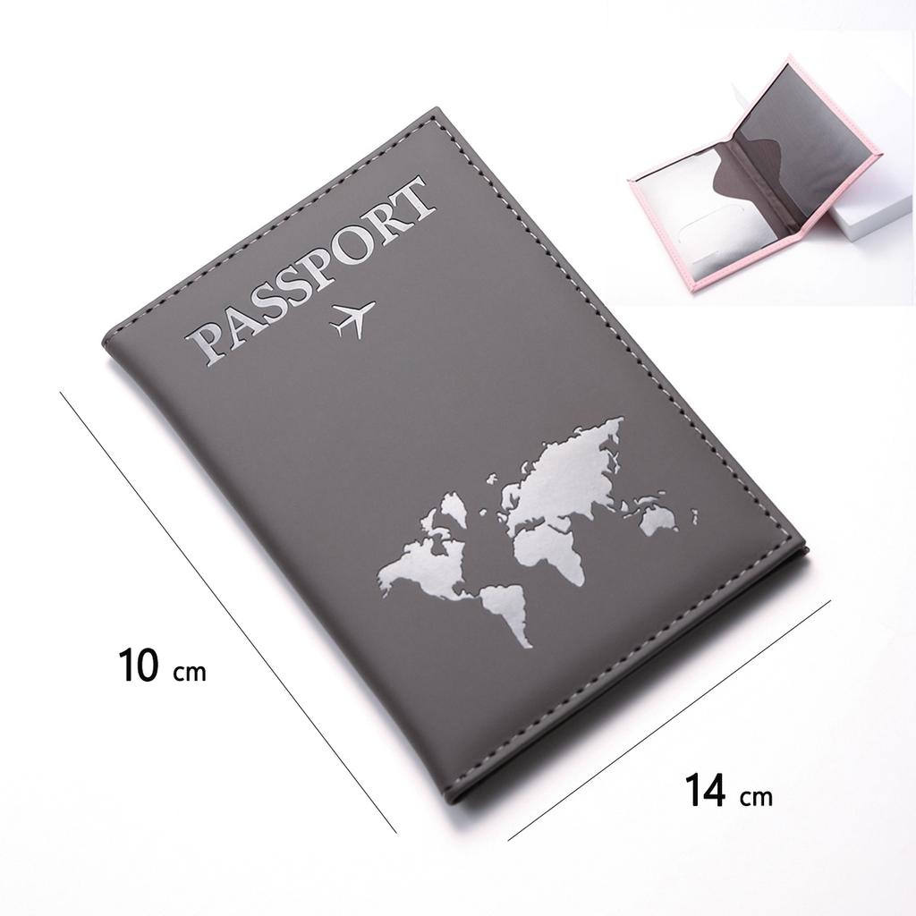 RFID ANTI Blocking Cienkie Etui na Paszport Portfel Podróżny dla Mężczyzn Kobiet Wielofunkcyjny Uchwyt na Dowód Osobisty Kartę Bankową Akcesoria
