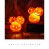 Festives Halloween Pumpkin LED Lighting Plastic Lamp for Indoor Outdoor Energy Saving Home and Garden Decoration