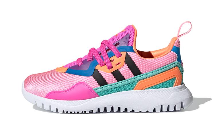 

Adidas Originals Коллекция Flex El C Низкие Спортивно-повседневная обувь Розовый Черный Синий Детские Возраст 3 7 Лет FX5334 33