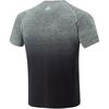 Li-Ning Gradient Round Neck Breathable Versatile Casual Short Sleeve T-Shirt Men Tops Gray ATSV049-5