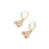 Fashion Snowman Dangle Earrings for Women Cubic Zirconia Daily Jewelry Party Accessories