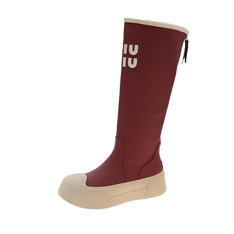 Móda 2024 Léto Nové Dámské Prodyšné Hollow Out Síťové boty Pravá kůže Vysoké rytířské kozačky Vysoké podpatky nad kolena Show Tenké cool kozačky