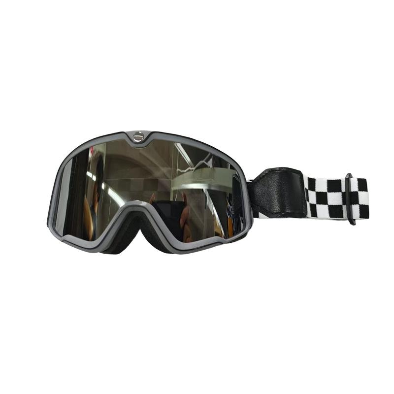 Beliebte wind- und sanddichte Motorrad-Fahrbrille – Offroad- und Harley-Helm-kompatibel