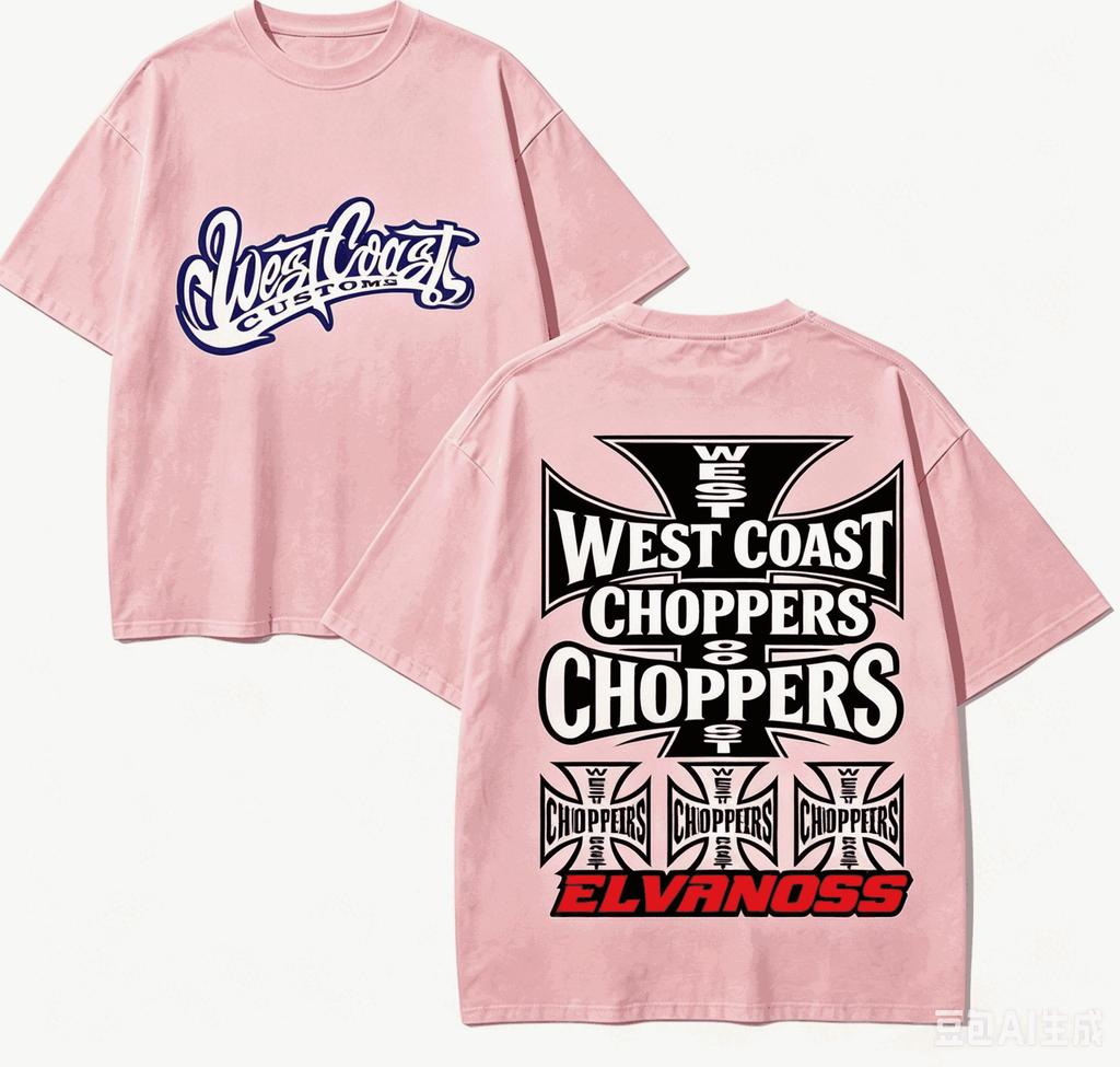 West Coast Choppers Gift T-shirt Men Women Harajuku Oversized Unisex Short Sleeve Streetwear high quality Couples hot product Comfortable