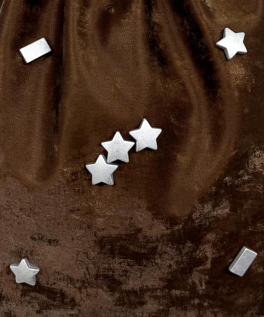 Other-Worldly Silver Star Gym Sack [Brown]
