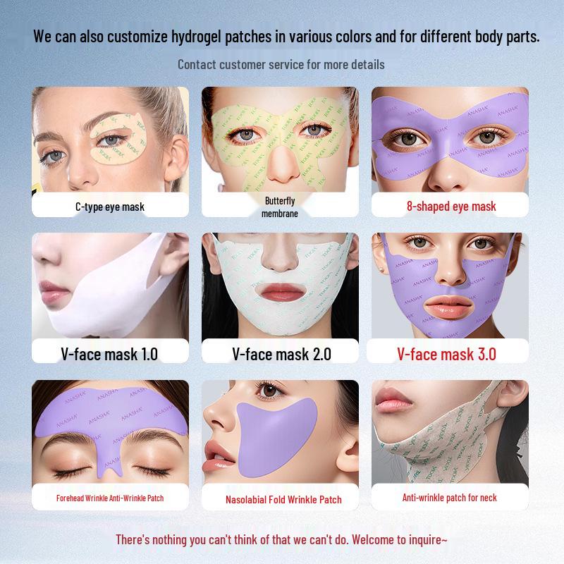 Hydrogel Anti-Wrinkle Patches for Perioral, Nasolabial Folds & Mouth Lines - Firming & Anti-Aging Solution