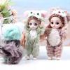 17cm Multi-jointed Doll with Replaceable Clothes - Princess Hengchao Hand-painted Playhouse Figure