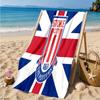 Stoke Football Club Beach Towel Microfiber Beach Towel, Lightweight and Quick-Dry, for Summer Travel, Swimming Pool Fan Birthday Gift