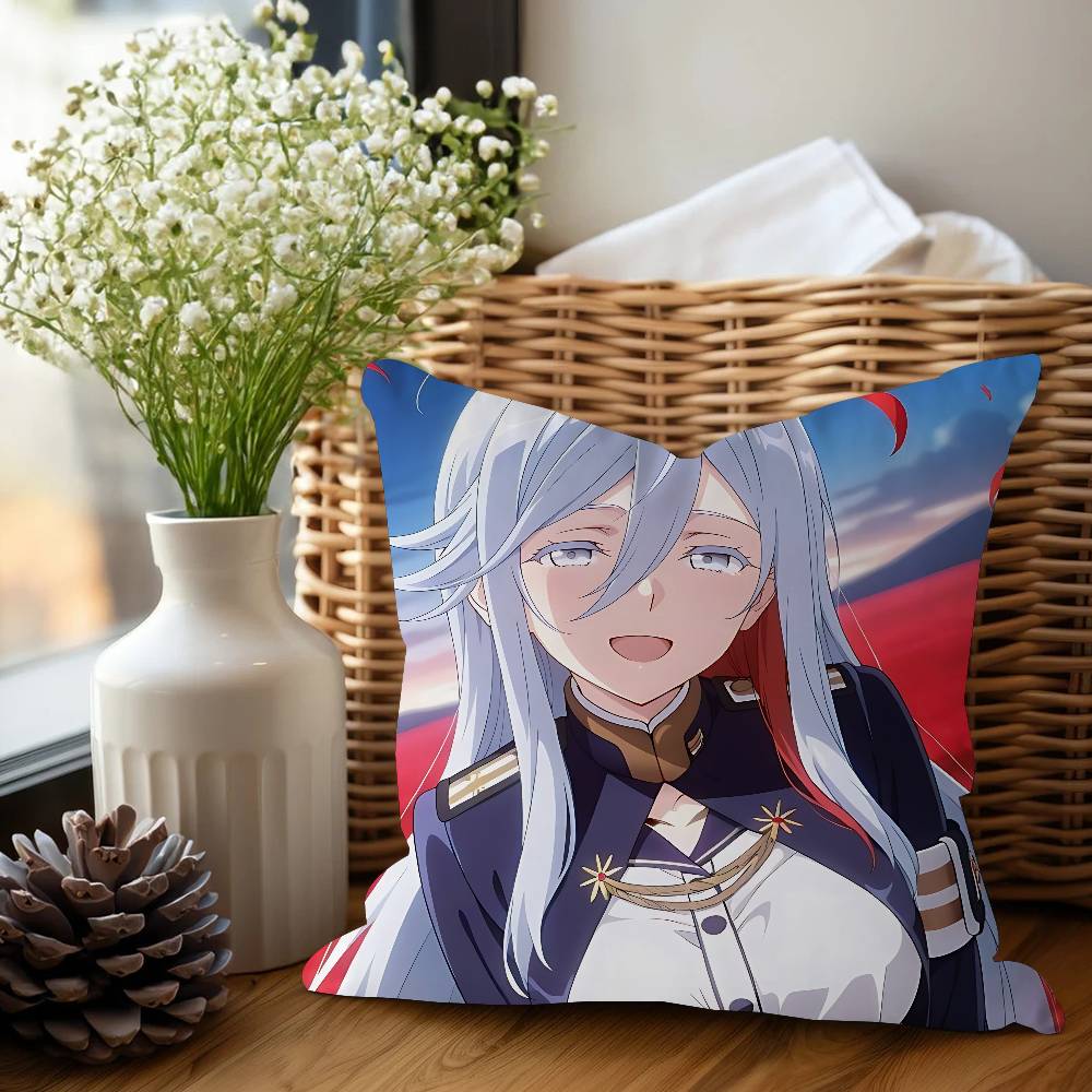 Anime 86 E-Eighty Six Pillow Gift Home Office Decoration Pillow Bedroom Sofa Car Cushion CoverPillow Case
