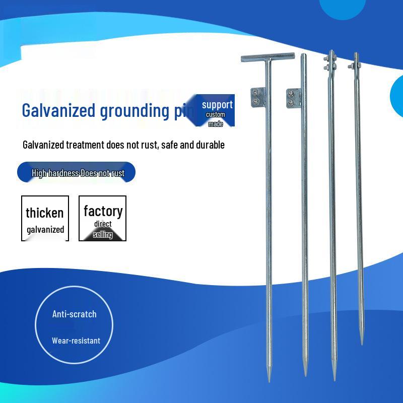 Ev ve Mühendislik için Elektro Galvanizli Topraklama Çubuğu ve Tel Seti.