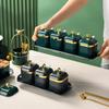 Seasoning Box Set Salt Pepper Spice Rack Jar Sugar Bowl for Kitchen Gadget Device Sets Spice Box With Lid Organizer Tool