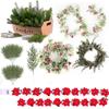 Decoração de casa – Flores e coroas artificiais