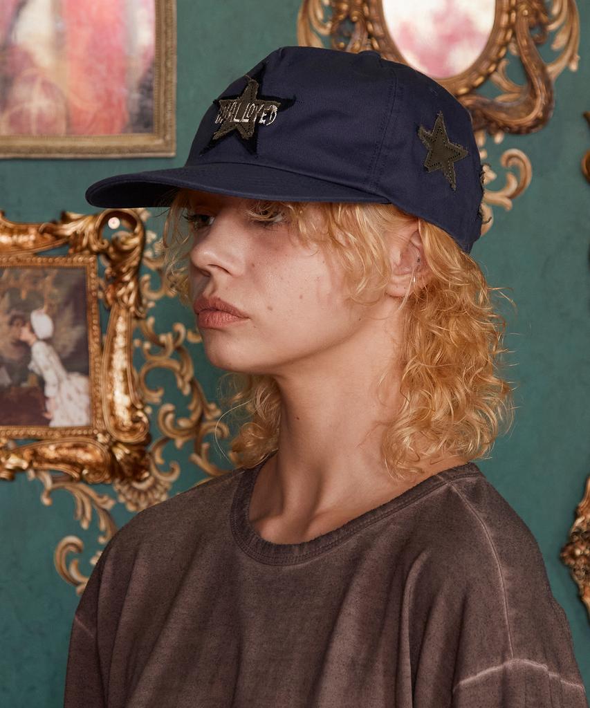 UNALLOYED Logo Star Cap / Navy