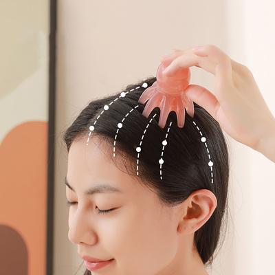 Jadeitowy Grzebień Ośmiornica Skalp Gua Sha Żywiczne Urządzenie 8 Pazurów Terapia Narzędzie Relaksacyjne Przenośna Pielęgnacja Włosów Masaż Ciała