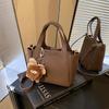 Korean Trendy 2025 Women's Bucket Bag - Simple, Versatile, High-End Shoulder Crossbody