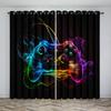 Dreamy Game Gamepad Controller Switch Window Curtains Blinds For Living Room Kid's Bedroom Bathroom Kicthen Door Home Decor2Pcs