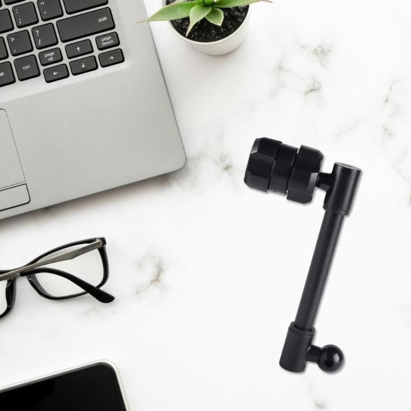 17MM Rotating Joint Phone Mount Adapter 12.5CM Bendable Hose Extension Plastic Construction for Multiple Angle Positioning