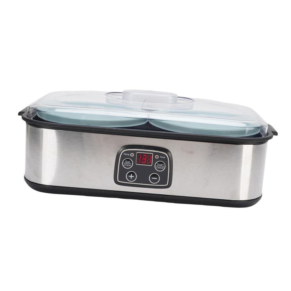 Joghurtbereiter 2L Große Kapazität Automatische Temperaturregelung 0-48 Stunden Timer Digitaler Joghurtbereiter Maschine