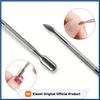 6pcs Nail Cleaning Cuticle Steel Pusher Manicure Tools Home Care Tools Cuticle Removal Cleaning Nail Gap Dirt Gel Polish Removal