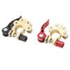2PCS Car Battery Terminal 4 Way Positive Negative Copper Quick Release Terminal Clip for SAE JIS Type A Posts