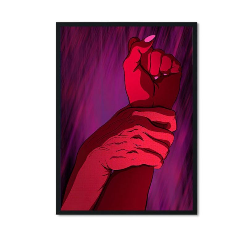 Sexy Nude Woman Men Lover Nude Body Sex Posters and Prints Canvas Paintings Abstract Wall Art Pictures for Living Home Decor