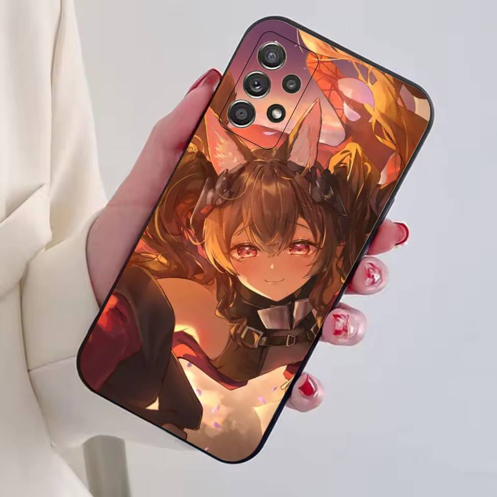 Game A-Arknights Endfield Phone Case Black Silicone Soft For Samsung S25,S24,S21,S22,S23,S30,Ultra,S20,Plus,Fe,Lite
