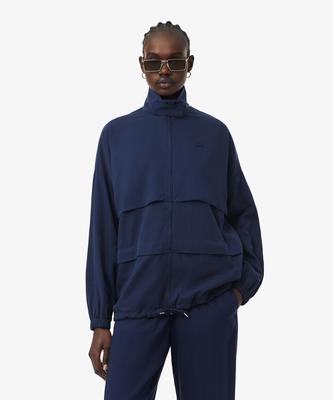 Lacoste Women'S Mixed Linen Track Jacket Bf6877-56G 166