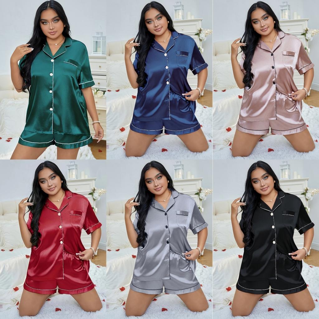 Plus Size Women's Pajama Set Loungewear Comfortable Home Sleepwear
