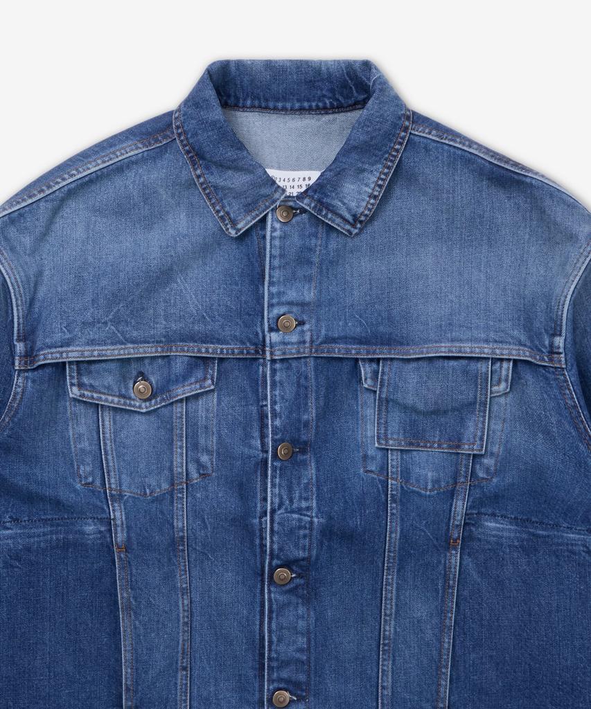 Maison Margiela Distressed Denim Jacket - Blue / S50Am0648S30561986