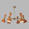 Mid Century Modern Brass Light Fixture – Stilnovo Sputnik Chandelier Home Decor