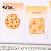 Unique Stick Notes Note Pads, Funny Toast Bread Cookie Cheese Design Cute Notepad, 30 Pad Sheets/Pad Self Memo for Home Office Notebook Bookmarks