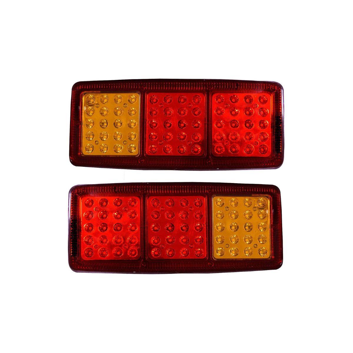 

LED 12v Rear Combination Light Set Suiable for Lorries Caravan Trucks Trailers