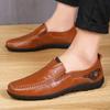 Moda Nuevos Zapatos de Cuero para Hombre Moda Mocasines Genuinos de Alta Calidad Marca de Lujo Casual Cómodos Zapatos para Conducir Talla Grande 38-46