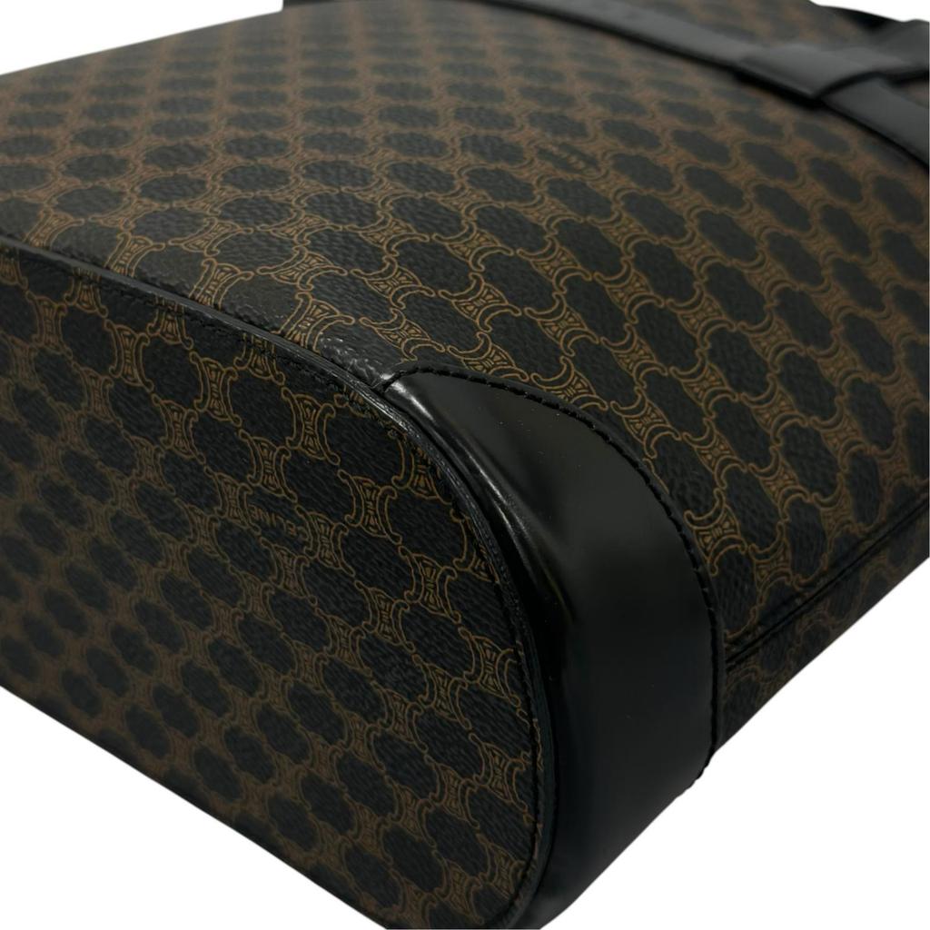 CELINE Macadam Handbag black Women used