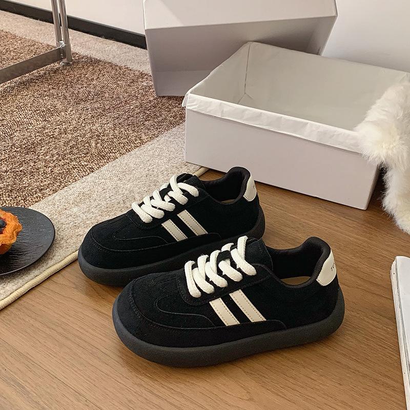 Women Vulcanized Shoes  Spring Autumn New Fashion Vintage Comfortable Board Shoes Lace Up Lightweight Soft Sole Casual Shoes