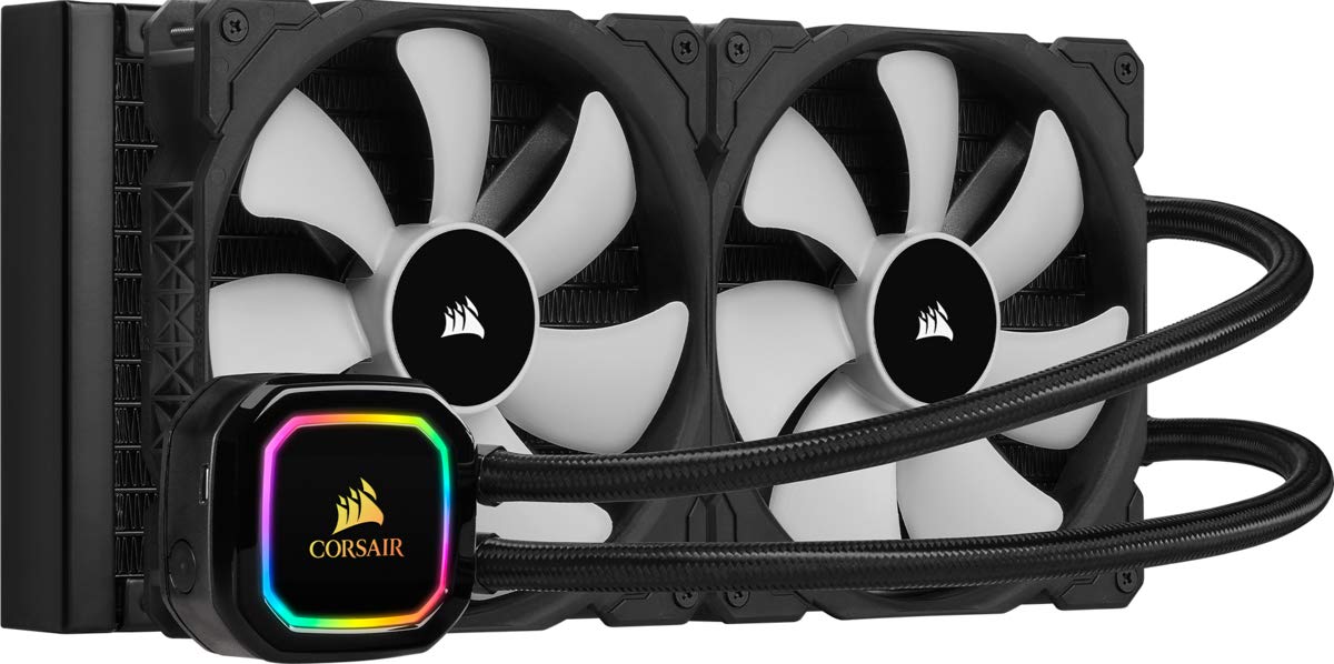 

Corsair iCUE H115i RGB PRO XT Simple CPU Cooler with 280mm FN1379 Water-Cooled RGB, Radiator, CW-9060044-WW, чорний