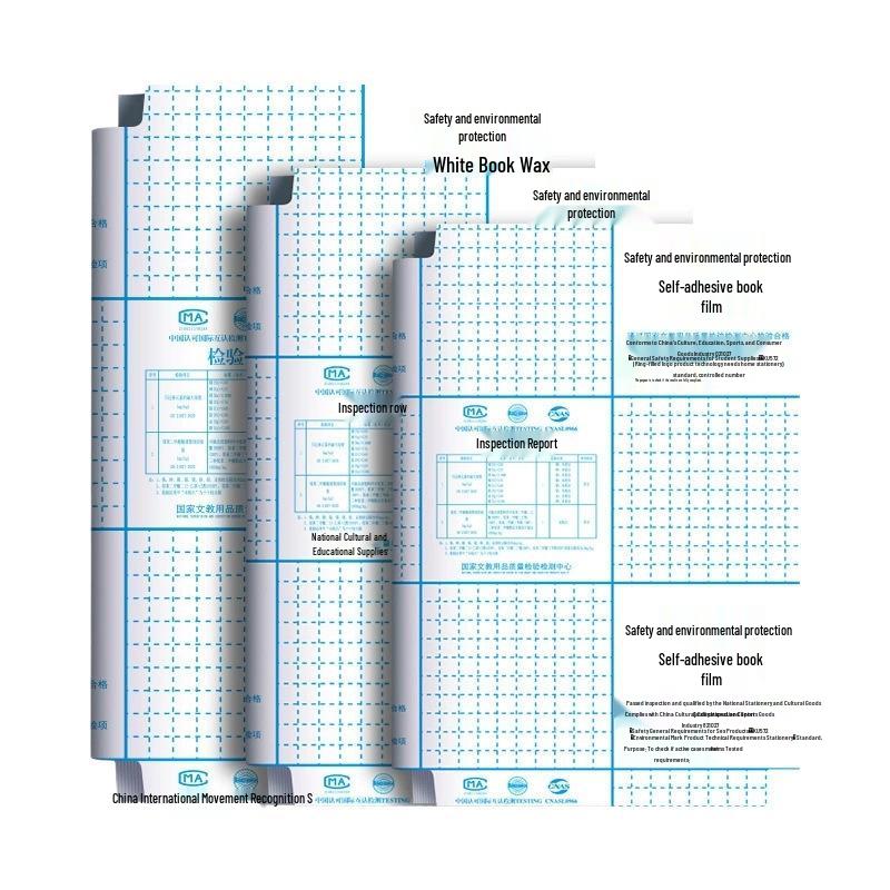 16K Self-Adhesive Transparent Frosted A4 Book Cover: Waterproof, Thick, No-Cut for Primary School Students.