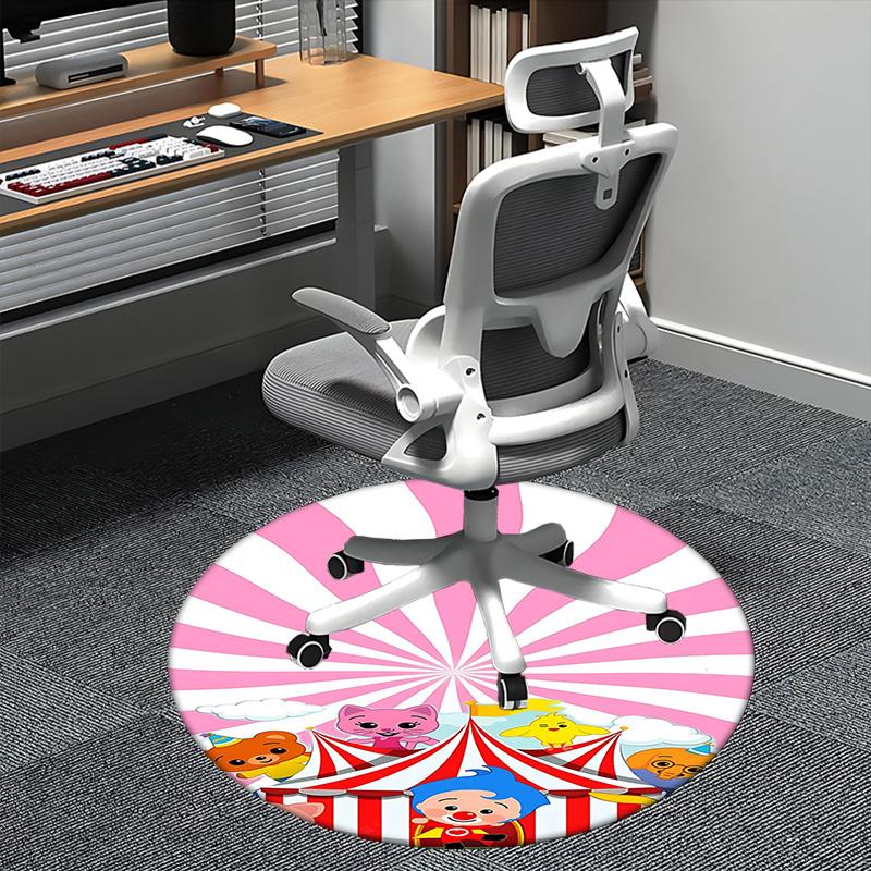 

Килимок для стільця Pinkfong Wonderstar, Круглий килим-килимок для офісу, Можна прати в машині, Нековзкий, Підходить для віталень, спалень 80cm