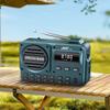 Portable FM Radio Rechargeable Digital Radio Recorder BT 5.4 Radio Speaker for Home Travel Gifts for Seniors Elderly