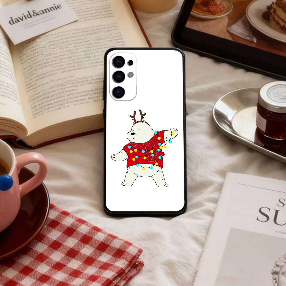 Chonky P-Polar bear   Phone Case For Samsung S 25,24,23,22,30,21,10,9,Ultra,Plus,Lite,FE,4,5 G Soft Black Case Samsung S225G
