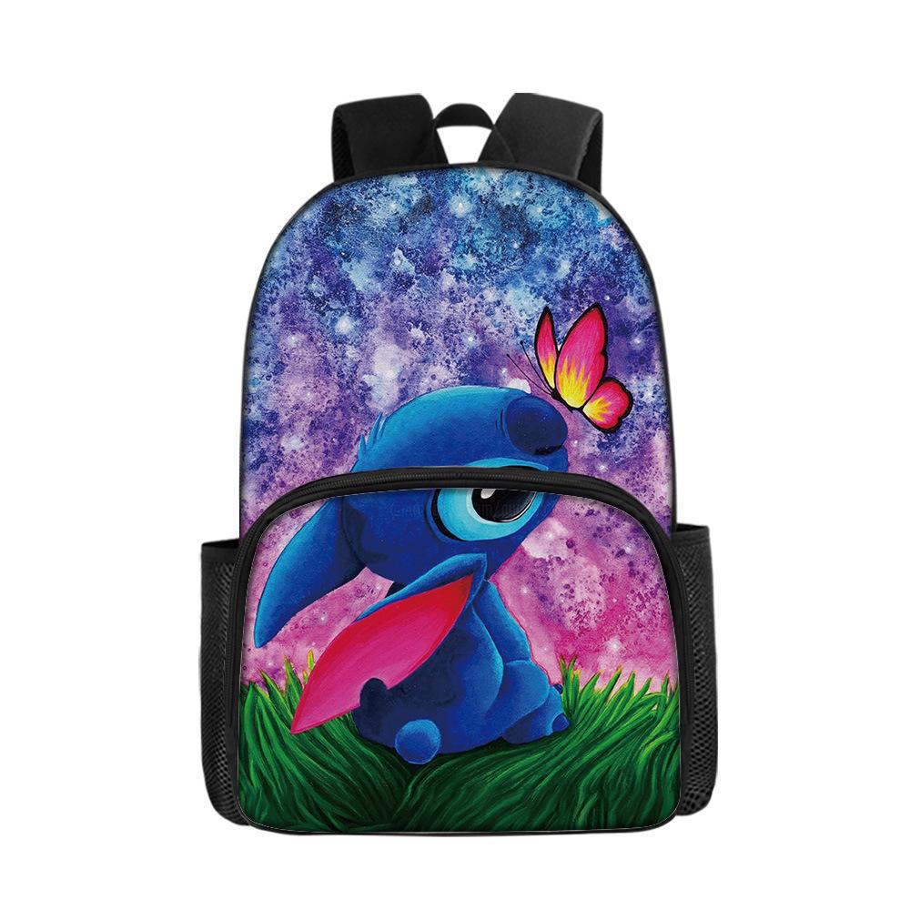 School Bag Stitc Backpack Backpack Oxford Cloth Double Layer Backpack School Bag