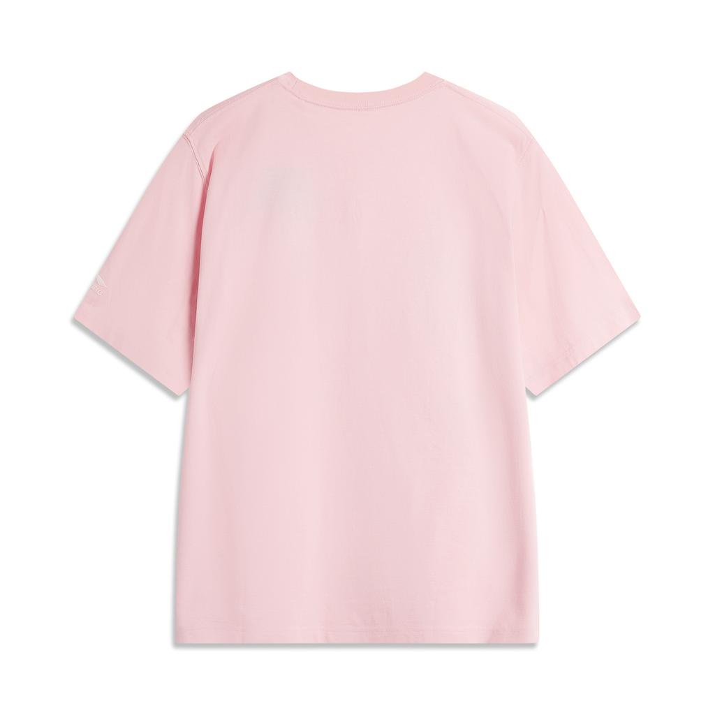 Li Ning X Disney Collaboration Soft Comfortable Simple Versatile Breathable Round Neck Loose Short Sleeve T-Shirt Men T-Shirts AHSUA79-4