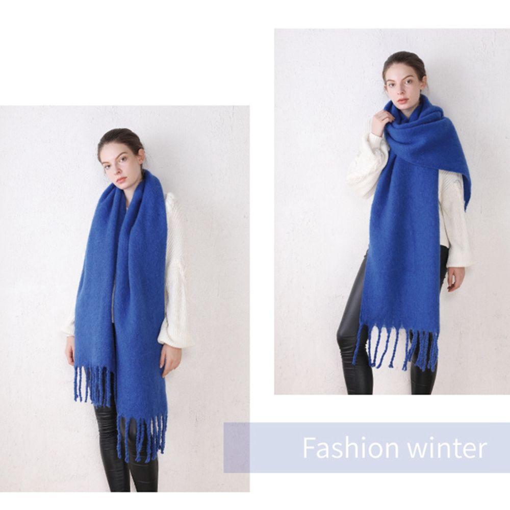 Scarves Classic Autumn Winter Female Cashmere Shawl Pashmina  Wraps Cashmere Scarves Solid Scarf