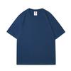 Men's Short Sleeved T-shirt Made 100% Pure Cotton  Summer Heavyweight Loose Oversized Top  Fashionable Round Neck Half Sleeved Casual T-shirt